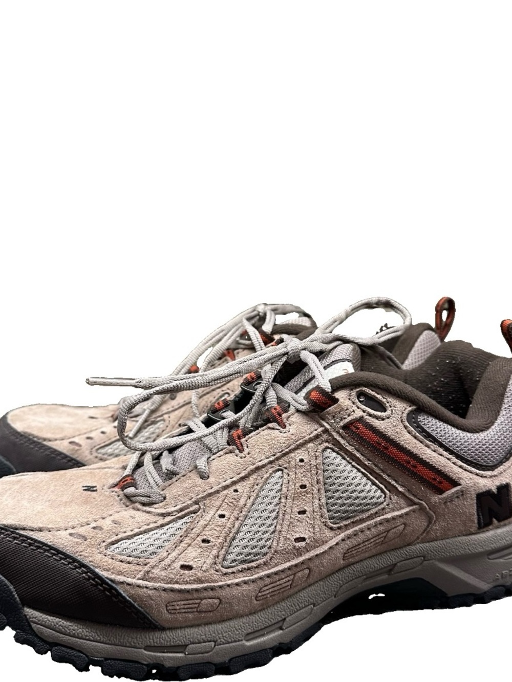 New Balance 645 Men's Beige and Brown Trail Walking Shoes Size 10.5 2E Wide